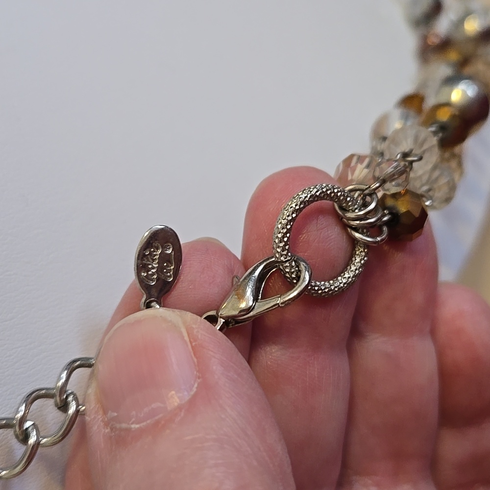 N-011-Vintage Signed Cookie Lee Necklace - Picture 3 of 5